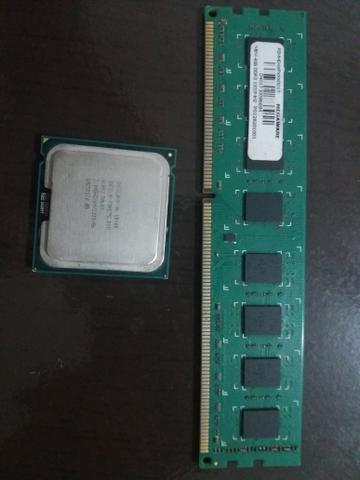 4 GB DDR3 1333 + Processador Core 2 Duo