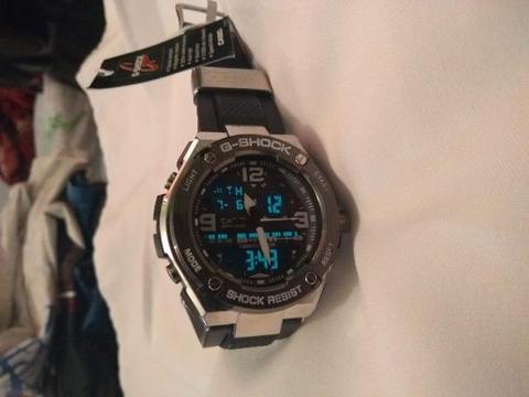 Relógio g-shock caixa de aço