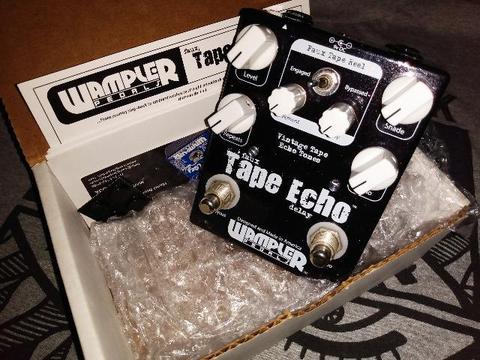 Pedal Wampler Faux Tape Echo Delay Deluxe V2 Tap Tempo - Boutique Made In USA