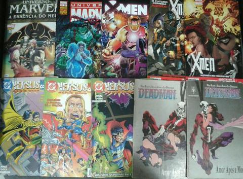 Lote com 50 hqs gibis marvel & DC lote 3