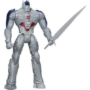 Boneco Transformers Optimus Prime Titan Hero novo