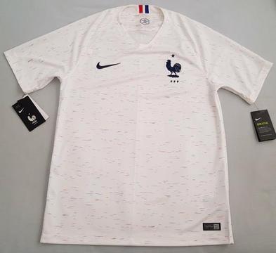 Camisa Futebol Nike França Copa 2018 Branca Original com nota