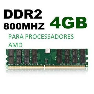Memória Ram DDR2 8GB Kingston (4GB 2X)