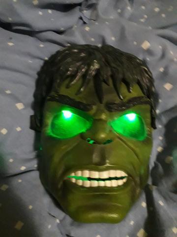 Máscara do Hulk com luz de led