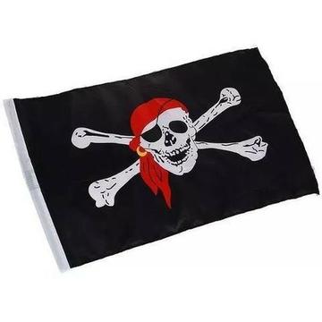 Bandeira Pirata Jolly Roger 90x60cm