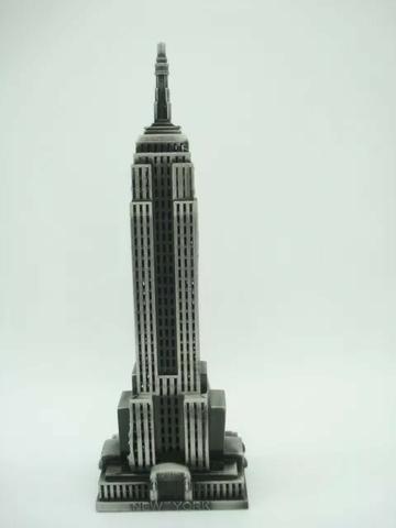 Enfeite Miniatura Empire State Building Ny Metal Luxo