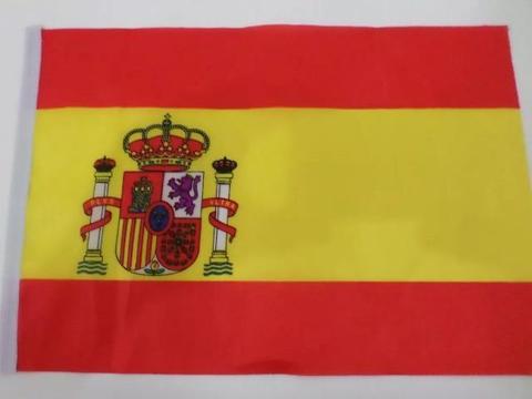Bandeira Espanha 40x30cm Festas Decoração Fantasia Jogos