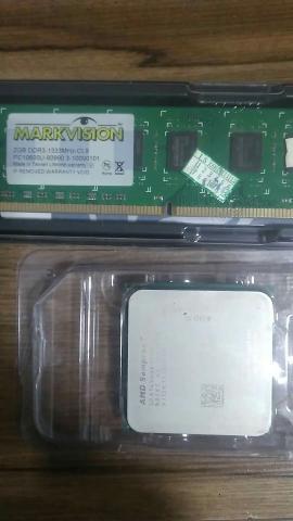 Memória de 2 GB DDR 3 + processador AMD demoro 145