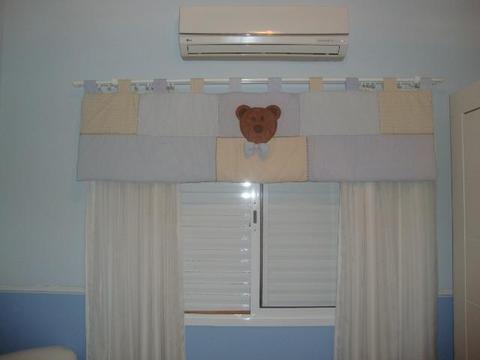 Bandô para cortina de quarto de bebê