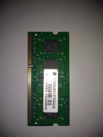 Memória RAM 4GB ddr3 de Notebook
