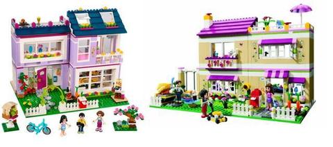 A Casa de Olivia e A Casa da Emma Lego Friends similares seminovos - Frete grátis