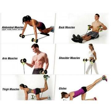 Kit musculação fitness completo academia em casa revoflex