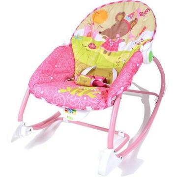 Cadeira Bebê Descanso Vibratória Balanço Musical Princesas