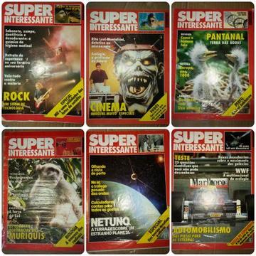 Revistas Superinteressante Raras publicadas entre 1990 e 1992