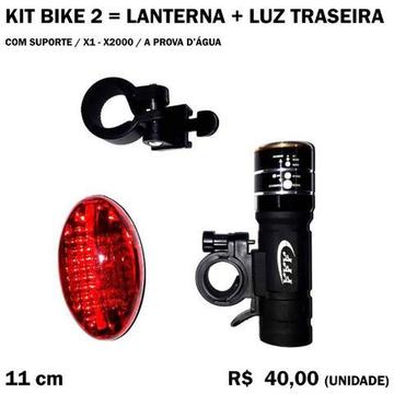 Conjunto de Lanterna para Bike