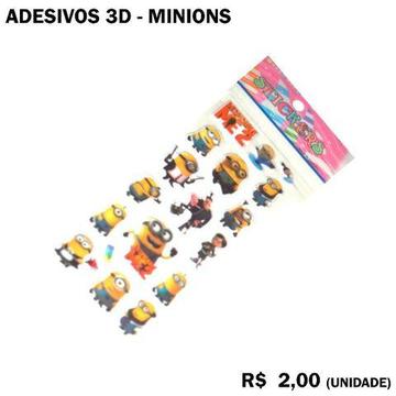 Adesivo 3D Minions