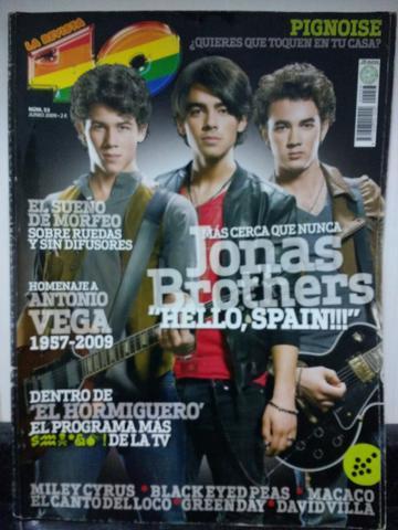 Revista Espanhola Los 40 Jonas Brothers - Ed. Progresa Rjhm