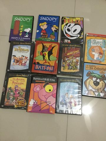 6 box desenhos originais + 5 dvds desenhos originais