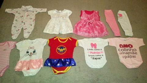 Troco Lote de Roupas Infantil de 0 a 3 meses por Fraldas