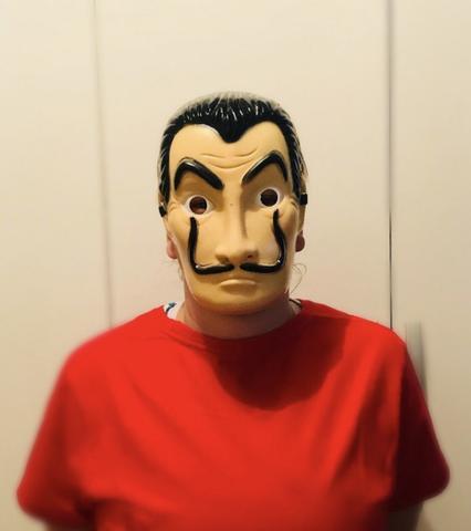 Nova Máscara PVC top Lá casa de Papel Salvador Dali ou Jason