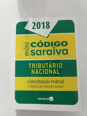 Mini Código Tributário Nacional E Constituição Federal 2018