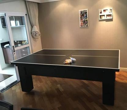 PROMOÇÃO Mesa de sinuca com tampo de ping pong nova