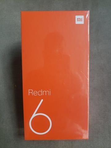 Redmi 6. 64GB/ 4 de RAM Câmera dupla OCTA-CORE . novo. LACRADO