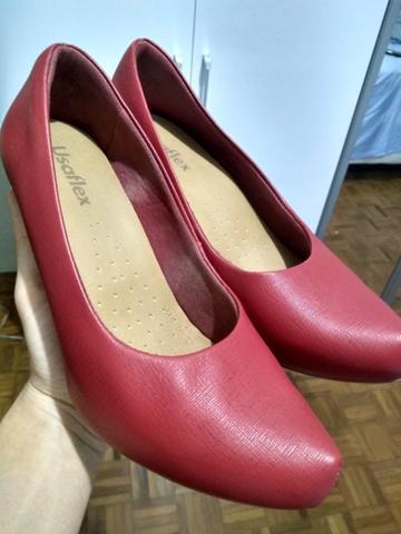 Sapato Usaflex vermelho