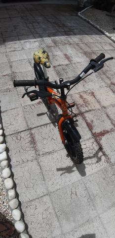 Bicicleta infantil aro 16 com rodinhas