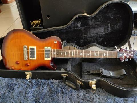 Guitarra PRS SE 245 com captadores Gibson e case (Les Paul)