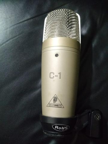 Microfone condensador behringer c- 1 dourado!
