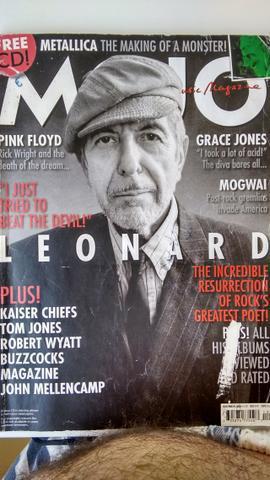 Revista importada Mojo, na capa Leonard. Reportagem históricas do