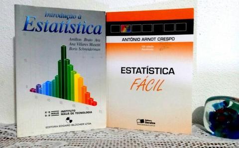 Livros de Estatísticas - Antônio Crespo e Amilton Braio