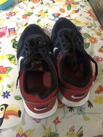 Tênis Nike, masculino, tamanho 43, vermelho