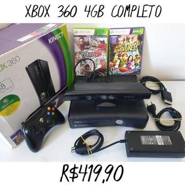 Xbox 360 4gb completo