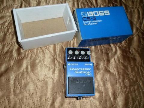 Pedal Boss Compression Sustainer Cs-3 Made in Japan Black Label c/Caixa