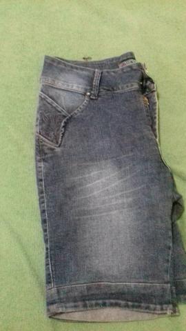 Bermuda jeans tamanho 48