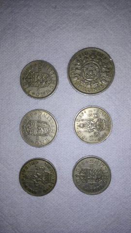 Lote moedas Britânicas