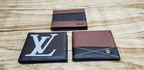 Carteiras Quiksilver e Louis Vuitton