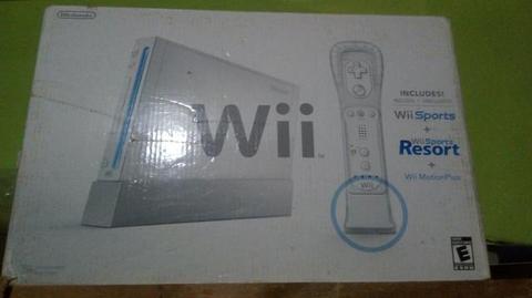 Videogame Nintendo Wii com 6 jogos