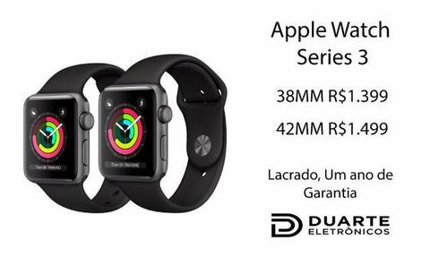 Apple Watch Series 3 - Lacrado, Um ano de garantia