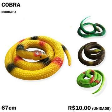 Cobra de Brinquedo Enroladas