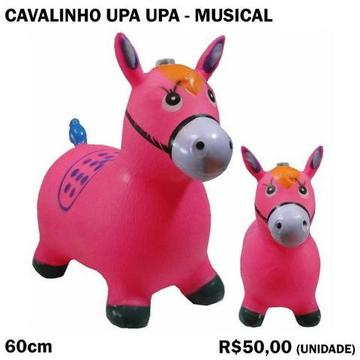 Cavalinho Upa Upa Musical com Som e Luz